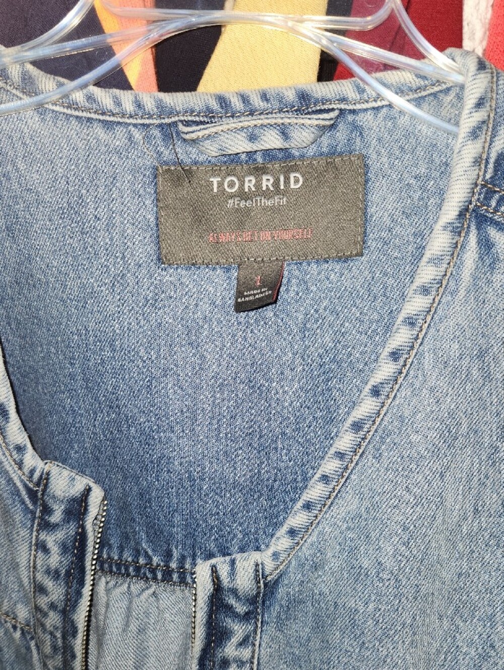 Torrid Ruched Denim Jacket - Picture 8 of 8